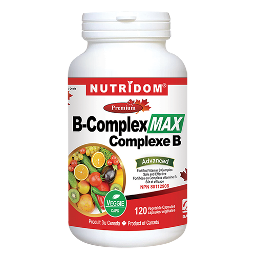 Nutridom Vitamin B-Complex MAX 120 Vcaps(Advanced)